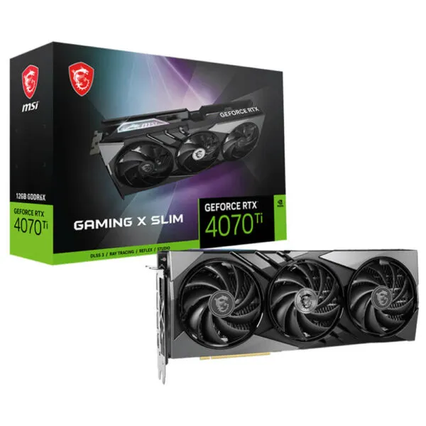 MSI GeForce RTX™ 4070 Ti GAMING X SLIM 12G - 12GB GDDR6X