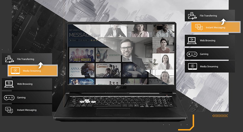 Asus TUF Gaming AX6000 - AX6000 Dual Band | Ultrafast WiFi 6 (802.11ax) | 6 Antenna | Router WiFi có thể mở rộng Asus TUF Gaming AX6000 - AX6000 Dual Band | Ultrafast WiFi 6 (802.11ax) | 6 Antenna | Router WiFi có thể mở rộng