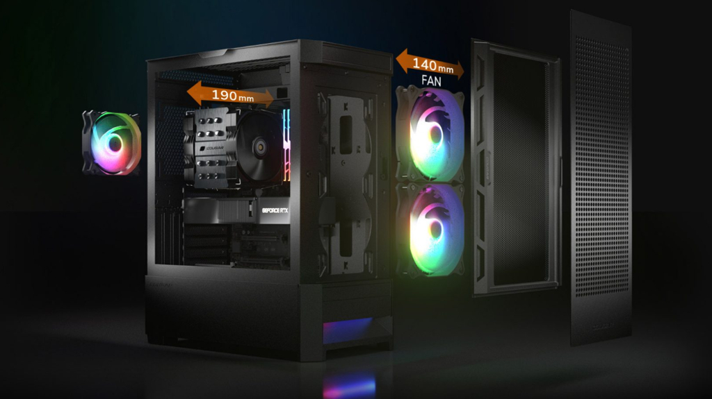 Cougar Duoface Pro RGB (Black) - Mid-Tower Case Cougar Duoface Pro RGB (Black) - Mid-Tower Case