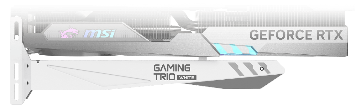 MSI GeForce RTX™ 4070Ti GAMING X TRIO WHITE 12G - 12GB GDDR6X MSI GeForce RTX™ 4070Ti GAMING X TRIO WHITE 12G - 12GB GDDR6X