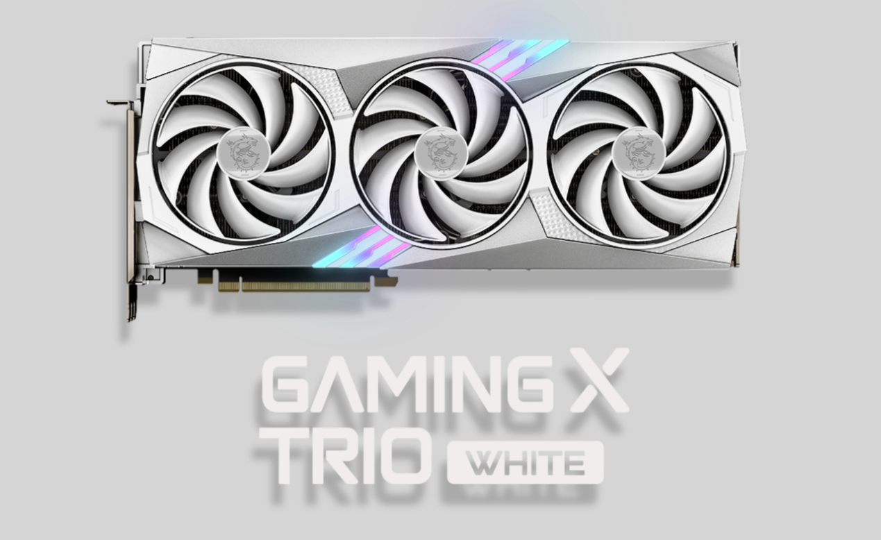 MSI GeForce RTX™ 4070Ti GAMING X TRIO WHITE 12G - 12GB GDDR6X MSI GeForce RTX™ 4070Ti GAMING X TRIO WHITE 12G - 12GB GDDR6X