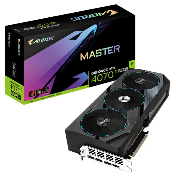 Gigabyte AORUS GeForce RTX™ 4070Ti SUPER MASTER 16G - 16GB GDDR6X