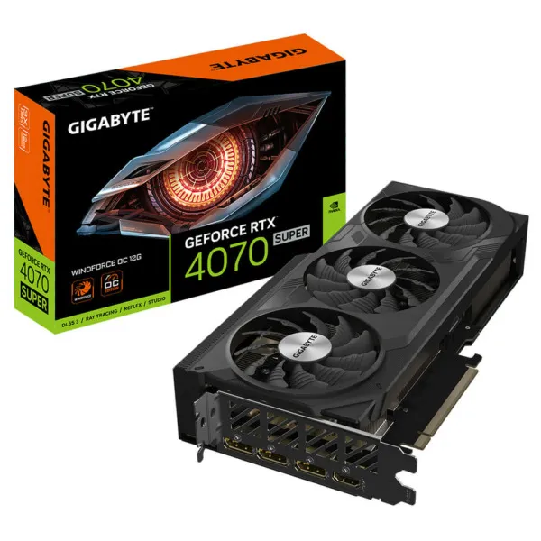 Gigabyte GeForce RTX™ 4070 SUPER WINDFORCE OC 12G - 12GB GDDR6X