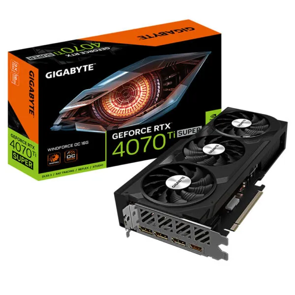 Gigabyte GeForce RTX™ 4070 Ti SUPER WINDFORCE OC 16G - 16GB GDDR6X