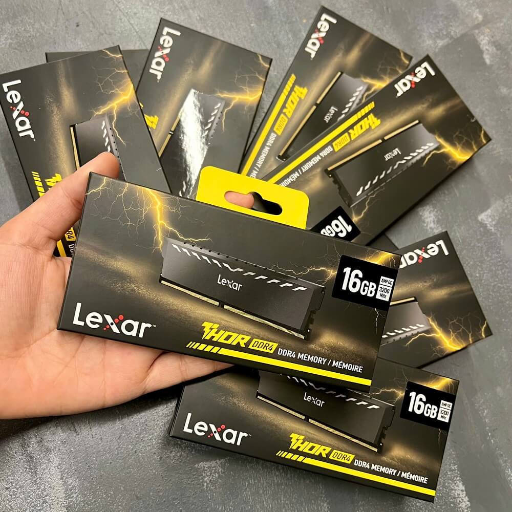 Lexar Thor - 16GB (1x16GB) DDR4 - Bus 3200 MHz Cas 16 - LD4BU016G-R3200GSXG