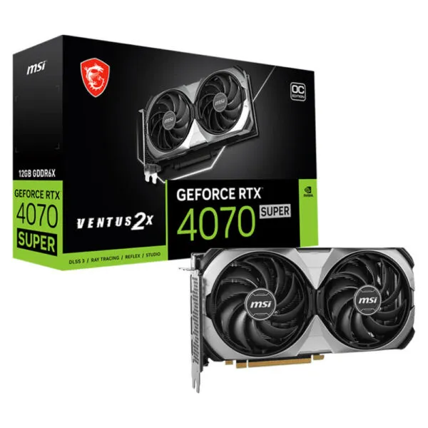 MSI GeForce RTX™ 4070 SUPER 12G VENTUS 2X OC - 12GB GDDR6X