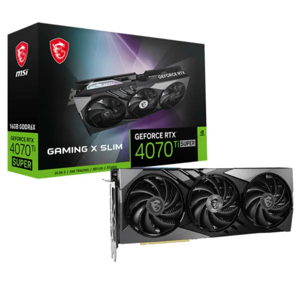 MSI GeForce RTX™ 4070 Ti SUPER 16G GAMING X SLIM - 16GB GDDR6X