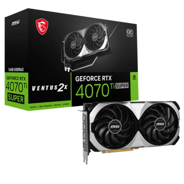 MSI GeForce RTX™ 4070 Ti SUPER 16G VENTUS 2X OC - 16GB GDDR6X