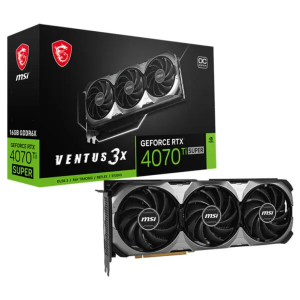 MSI GeForce RTX™ 4070 Ti SUPER 16G VENTUS 3X OC - 16GB GDDR6X