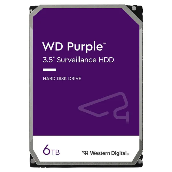 Western Digital Purple  6TB - 256MB cache Sata 3 - Surveillance Hard Disk Drive