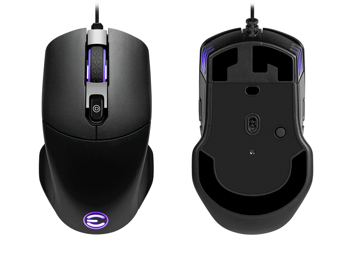 EVGA X12 Gaming Mouse - 8K - Wired - White - Customizable - Dual Sensor - 16,000 DPI - 5 Profiles - 8 Buttons - Ambidextrous Light Weight - RGB EVGA X12 Gaming Mouse - 8K - Wired - White - Customizable - Dual Sensor - 16,000 DPI - 5 Profiles - 8 Buttons - Ambidextrous Light Weight - RGB