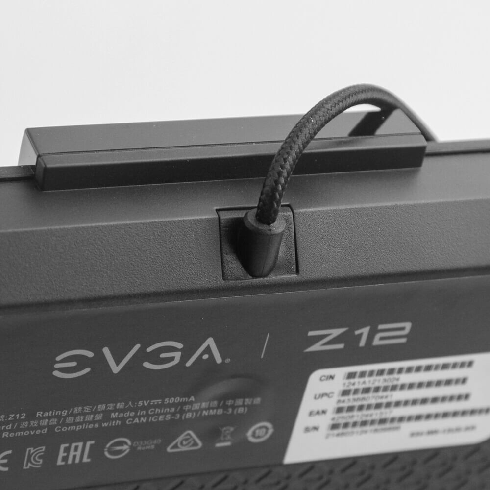 EVGA Z12 - RGB Gaming Keyboard - RGB Backlit LED - 5 Programmable Macro Keys - Dedicated Media Keys - Water Resistant EVGA Z12 - RGB Gaming Keyboard - RGB Backlit LED - 5 Programmable Macro Keys - Dedicated Media Keys - Water Resistant