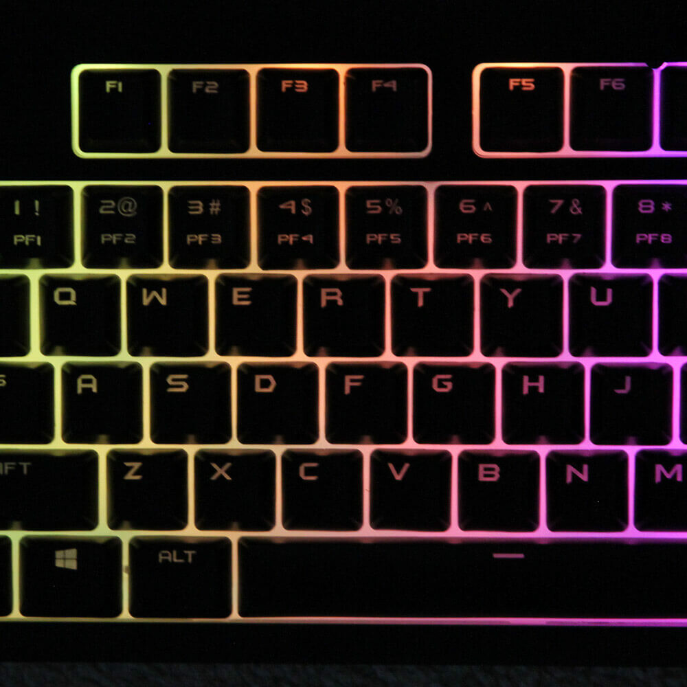 EVGA Z12 - RGB Gaming Keyboard - RGB Backlit LED - 5 Programmable Macro Keys - Dedicated Media Keys - Water Resistant EVGA Z12 - RGB Gaming Keyboard - RGB Backlit LED - 5 Programmable Macro Keys - Dedicated Media Keys - Water Resistant