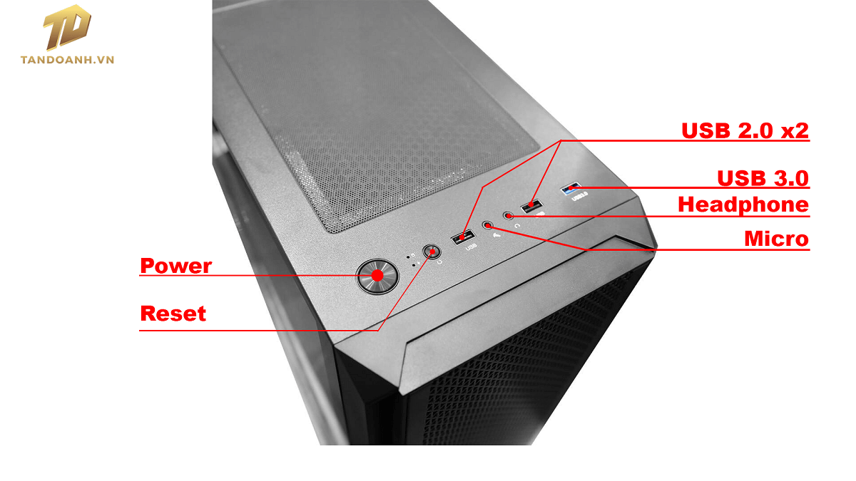 Infinity Hue - Black - ATX Gaming Chassis