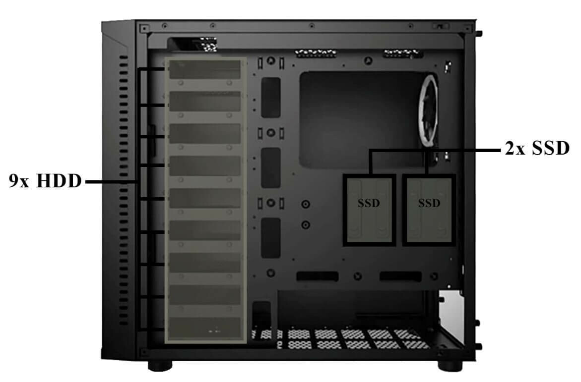 Infinity Revenge Pro - Workstation Silent Chassis Infinity Revenge Pro - Workstation Silent Chassis