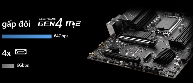 MSI PRO B760M-E DDR4 - Socket 1700 MSI PRO B760M-E DDR4 - Socket 1700