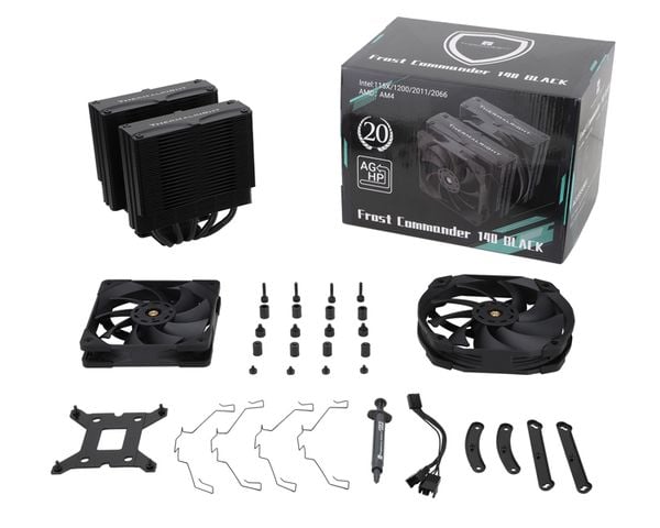 Thermalright Dual-Tower Frost Commander 140 Black - CPU Air Cooler Thermalright Dual-Tower Frost Commander 140 Black - CPU Air Cooler
