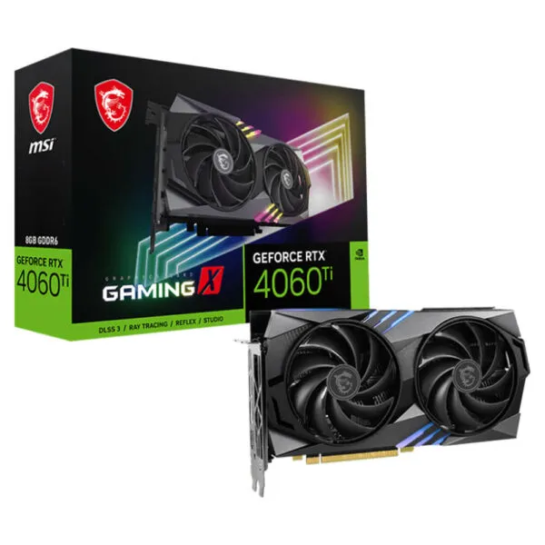 MSI GeForce RTX™ 4060Ti GAMING X 8G - 8GB GDDR6