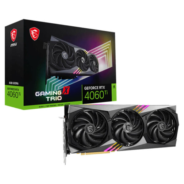 MSI GeForce RTX™ 4060Ti GAMING X TRIO 8G - 8GB GDDR6