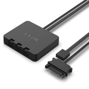 NZXT F120 RGB Triple Pack Black - 3 x 120mm RGB Fans & Controller