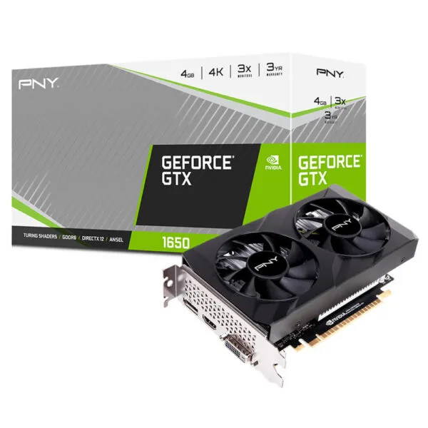 PNY GeForce GTX 1650 Dual Fan - 4GB GDDR6