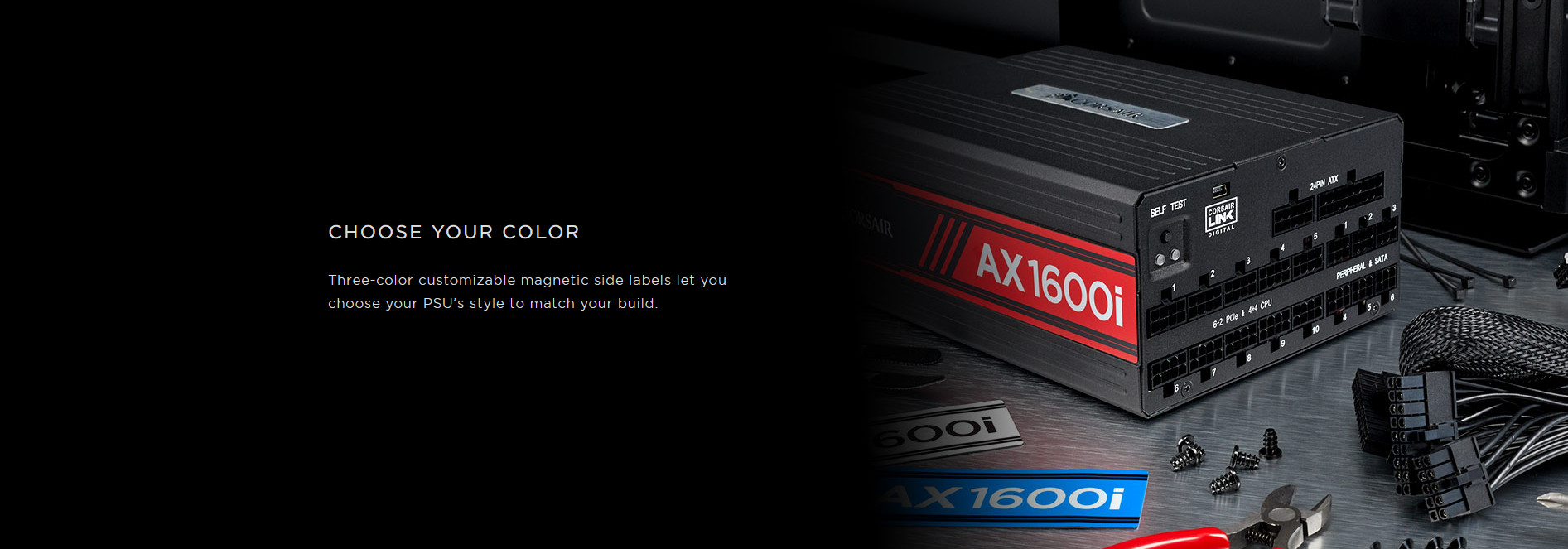 Corsair AX1600i - 80 PLUS® Titanium Corsair AX1600i - 80 PLUS® Titanium