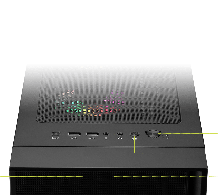 MSI MAG FORGE 120A AIRFLOW - Mid Tower Case MSI MAG FORGE 120A AIRFLOW - Mid Tower Case