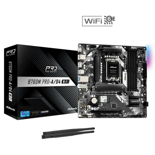 ASRock B760M Pro-A/D4 WiFi - Socket 1700