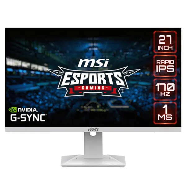 MSI G274QRFW - 27 inch WQHD Rapid IPS | 170Hz | 1ms | Gaming Monitor