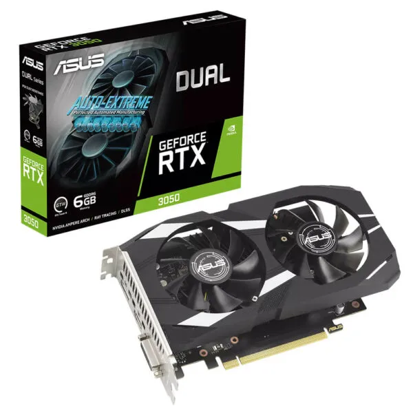 ASUS Dual GeForce RTX™ 3050 V2 8GB GDDR6