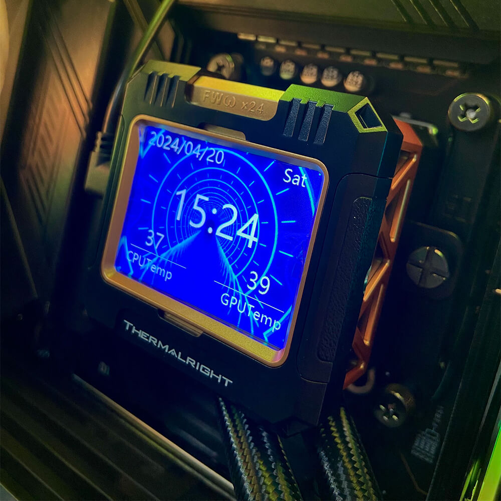 Thermalright Frozen Warframe 360 BLACK ARGB H10 Thermalright Frozen Warframe 360 BLACK ARGB - AIO CPU Cooler