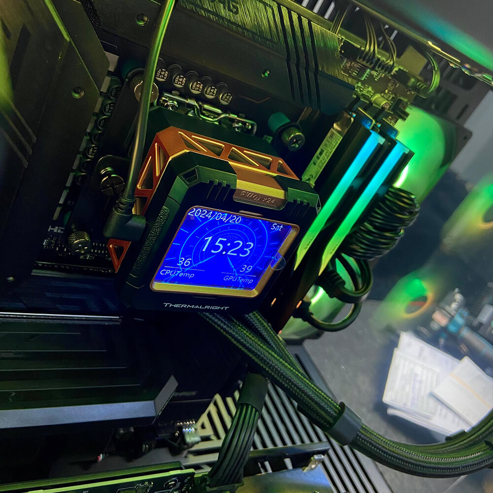 Thermalright Frozen Warframe 360 BLACK ARGB H11 Thermalright Frozen Warframe 360 BLACK ARGB - AIO CPU Cooler