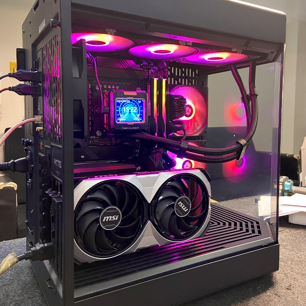 Thermalright Frozen Warframe 360 BLACK ARGB H9 Thermalright Frozen Warframe 360 BLACK ARGB - AIO CPU Cooler