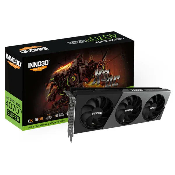 INNO3D GEFORCE RTX 4070 Ti SUPER X3 OC - 16GB GDDR6X