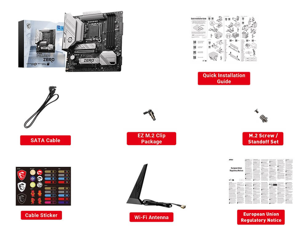 MSI B760M PROJECT ZERO - Socket 1700