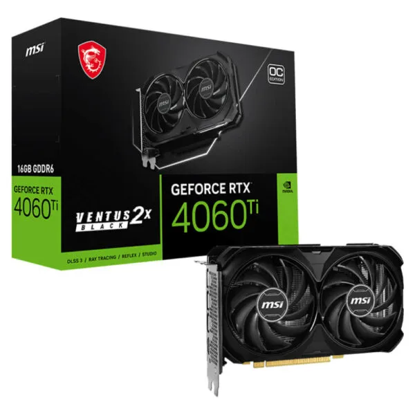 MSI GeForce RTX™ 4060 Ti VENTUS 2X 16G OC - 16GB GDDR6