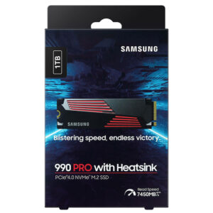 Samsung 990 PRO Heatsink 1TB - M.2 2280 PCIe Gen 4.0 x4 NVMe SSD