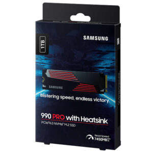 Samsung 990 PRO Heatsink 1TB - M.2 2280 PCIe Gen 4.0 x4 NVMe SSD