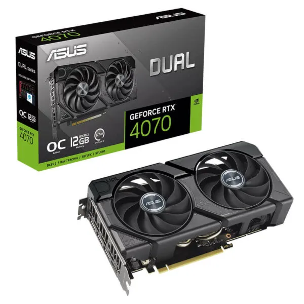 ASUS Dual GeForce RTX™ 4070 EVO OC Edition - 12GB GDDR6X