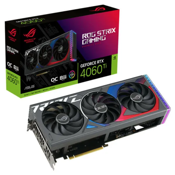 ASUS ROG Strix GeForce RTX™ 4060 Ti 8GB GDDR6 OC Edition - 8GB GDDR6