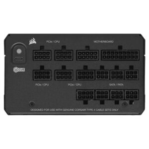 Corsair HX1200i 2023 H6 Corsair HX1200i 2023 - Fully Modular Ultra-Low Noise Platinum ATX Power Supply