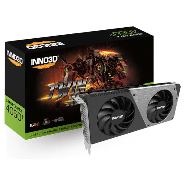 INNO3D GEFORCE RTX™ 4060 Ti 16GB TWIN X2 - 16GB GDDR6