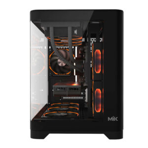 MIK Focalors M Black - M-ATX Case