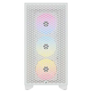 Corsair 3000D RGB White H2 Corsair 3000D RGB White - Tempered Glass Mid-Tower PC Case