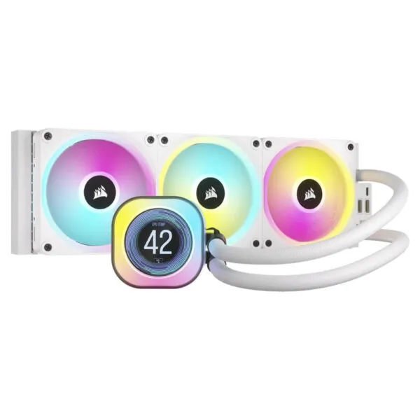 Corsair iCUE LINK H150i LCD White - 360mm Liquid CPU Cooler