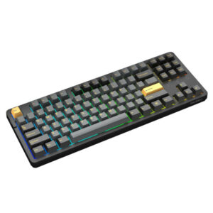 DAREU EK87 PRO BLACK GOLDEN H2 DAREU EK87 PRO - BLACK GOLDEN - Triple Mode | DareU DREAM Switch | RGB Gaming Wireless Keyboard