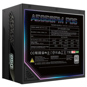 Gigabyte AORUS ELITE P850W H3 Gigabyte AORUS ELITE P850W - 80+ Platinum Modular PCIe 5.0 Power Supply