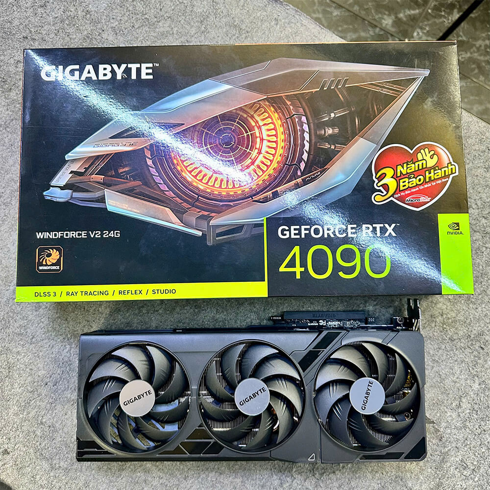Gigabyte GeForce RTX 4090 WINDFORCE 24G h9 Gigabyte GeForce RTX™ 4090 WINDFORCE V2 24G - 24GB GDDR6X