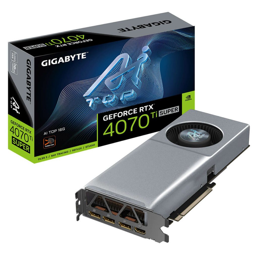 Gigabyte GeForce RTX™ 4070 Ti SUPER AI TOP 16G - 16GB GDDR6X