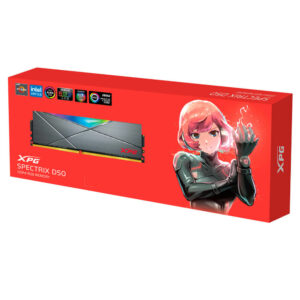 ADATA SPECTRIX D50 RGB Grey H2 Adata SPECTRIX D50 RGB - 8GB (1x8GB) DDR4 - Bus 3600MHz Cas 18